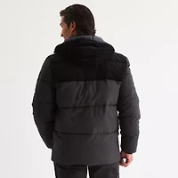 St. John's Bay Mens Hooded Heavyweight Puffer Jacket