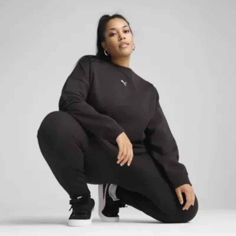 Puma Womens Essential Small Logo Crew Neck Sweatshirt