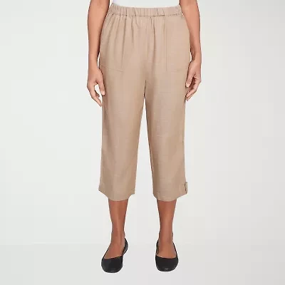 Alfred Dunner Summer Solstice Womens Straight Fit Capri Pant