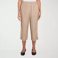 Alfred Dunner Summer Solstice Womens Straight Fit Capri Pant