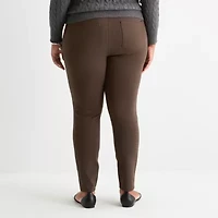 St. John's Bay Womens Plus Skinny Pull-On Pant