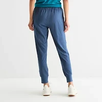 Xersion Everyday Womens Drawstring Waist Tapered Mid Rise Regular Fit Active Jogger Pant
