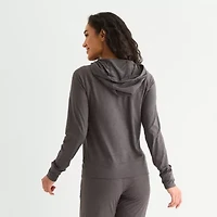Xersion Everyday Womens Long Sleeve Zipper Active Hoodie