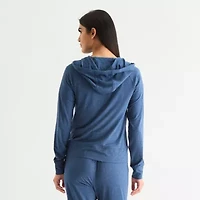 Xersion Everyday Womens Long Sleeve Zipper Active Hoodie