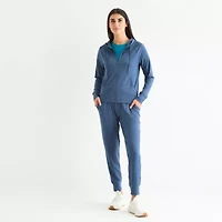 Xersion Everyday Womens Long Sleeve Zipper Active Hoodie