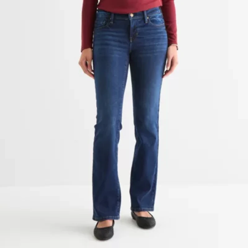 a.n.a Womens Low Rise Bootcut Jean