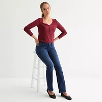 a.n.a Womens Low Rise Bootcut Jean