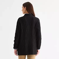 St. John's Bay Womens Long Sleeve Cardigan