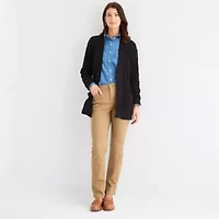 St. John's Bay Womens Long Sleeve Cardigan
