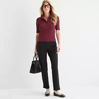 Liz Claiborne Womens Short Sleeve Pullover Sweater