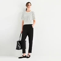 Stylus Womens Tapered High Rise Regular Fit Ankle Pant