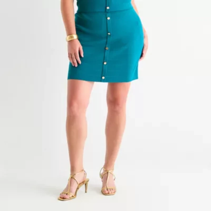 Bold Elements Plus Womens Sweater Skirt