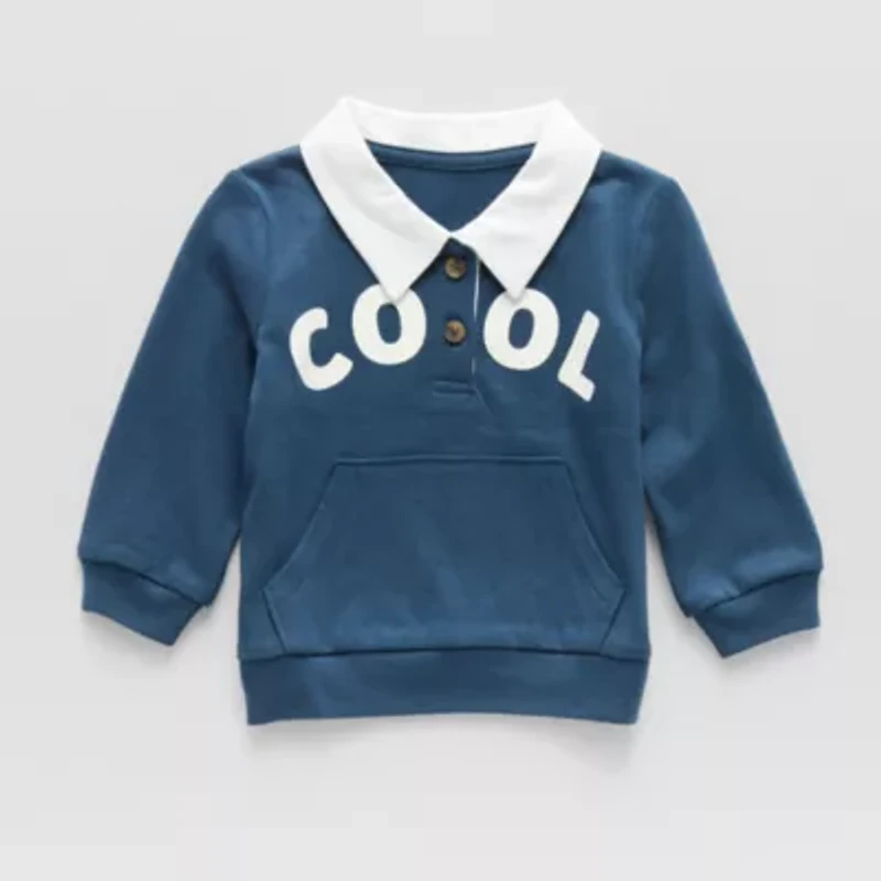 Okie Dokie Baby Boys Long Sleeve Sweatshirt