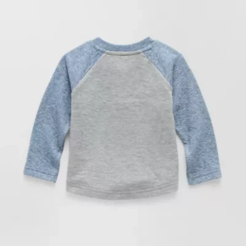 Okie Dokie Baby Boys Long Sleeve Regular Fit Henley Shirt