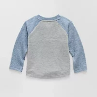 Okie Dokie Baby Boys Long Sleeve Regular Fit Henley Shirt