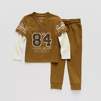 Okie Dokie Toddler & Little Boys 2-pc. Pant Set
