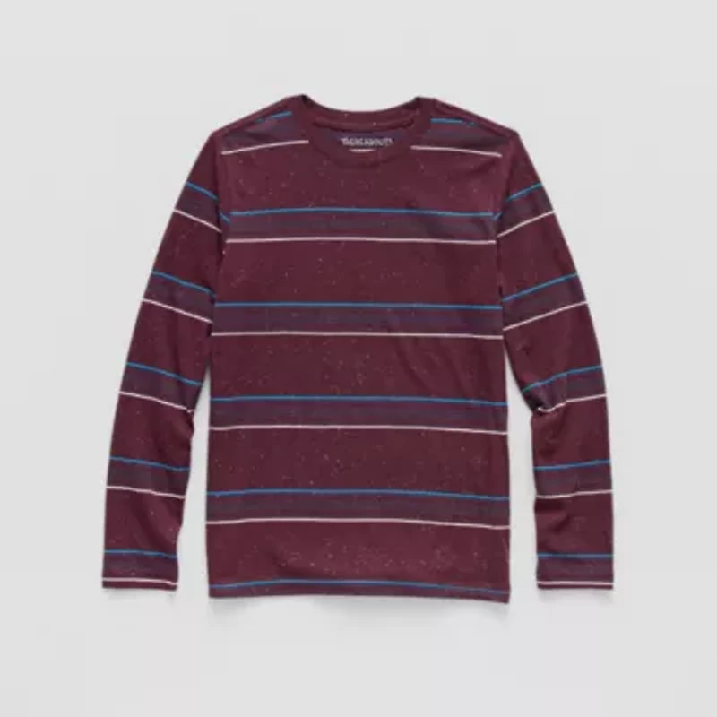 Thereabouts Little & Big Kid Boys Crew Neck Long Sleeve T-Shirt