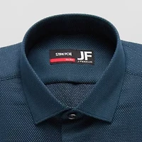 J. Ferrar Ultra Comfort Mens Slim Fit Stretch Fabric Wrinkle Free Long Sleeve Dress Shirt