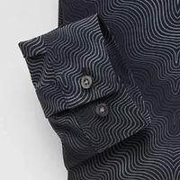 J. Ferrar Slim 360 Stretch Performance Mens Regular Fit Wrinkle Free Long Sleeve Dress Shirt