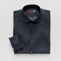 J. Ferrar Slim 360 Stretch Performance Mens Regular Fit Wrinkle Free Long Sleeve Dress Shirt
