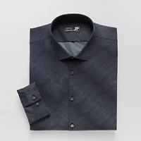J. Ferrar Big And Tall 360 Stretch Performance Mens Regular Fit Wrinkle Free Long Sleeve Dress Shirt