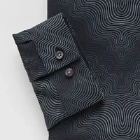 J. Ferrar 360 Stretch Performance Big & Tall Mens Regular Fit Wrinkle Free Long Sleeve Dress Shirt