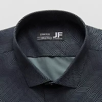 J. Ferrar 360 Stretch Performance Big & Tall Mens Regular Fit Wrinkle Free Long Sleeve Dress Shirt
