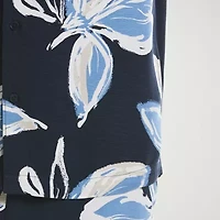 Cubavera Mens Floral Short Sleeve Regular Fit Button-Down Shirt