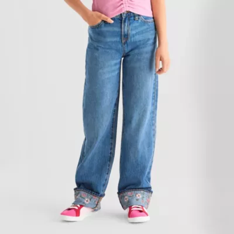 Thereabouts Little & Big Kid Girls Wide Leg Jean