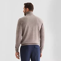 Stafford Mens Turtleneck Long Sleeve Pullover Sweater