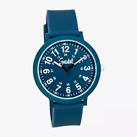 Speidel Denim Color Pop Unisex Adult Blue Strap Watch