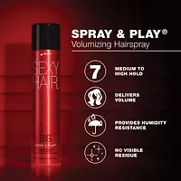 Sexy Hair Big Spray And Play Hair Spray 10 oz.