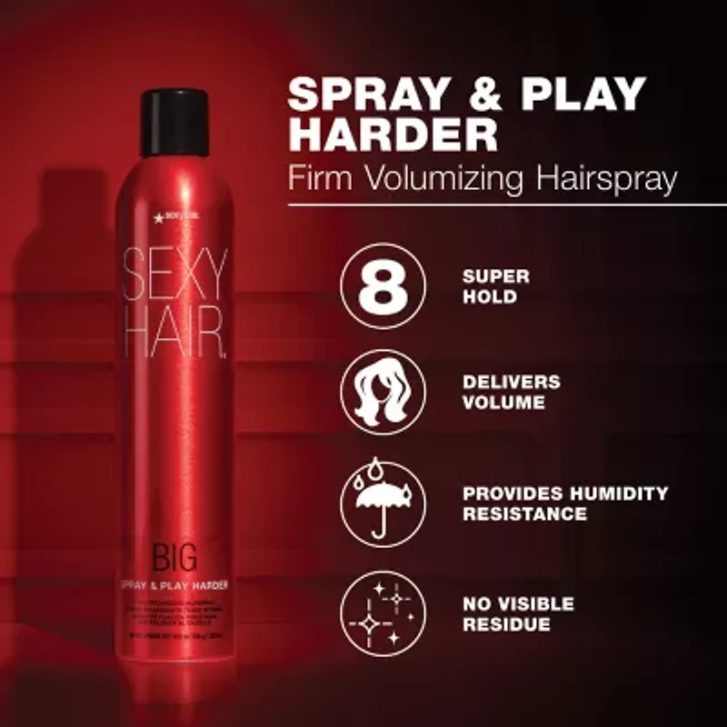 Sexy Hair Big Spray & Play Harder Hair Spray 10 oz.