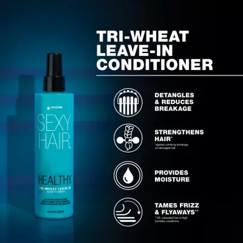 Sexy Hair Healthy Tri-Wheat Leave In Conditioner 8.5 oz.