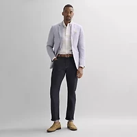 Stafford Linen Cotton Blend Mens Regular Fit Sport Coat