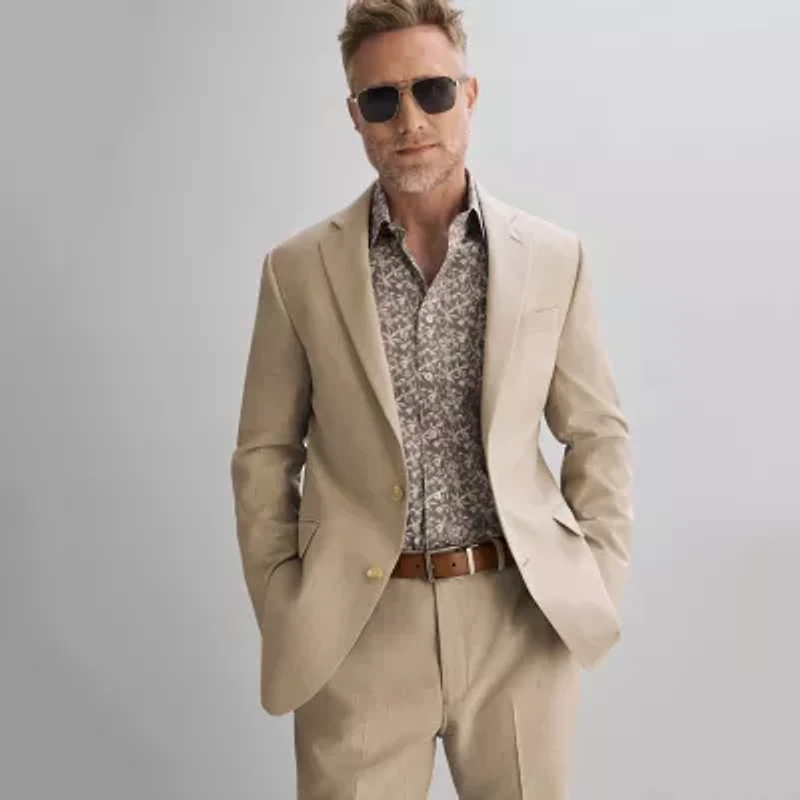 Stafford Coolmax All Season Ecomade Mens Classic Fit Flat Front Suit Pant