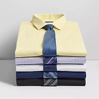 Shaquille O'Neal XLG™ Big And Tall Mens Button Down Dress Shirt + Tie Set