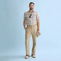 Stafford Mens Classic Fit Dress Flat Front Pant