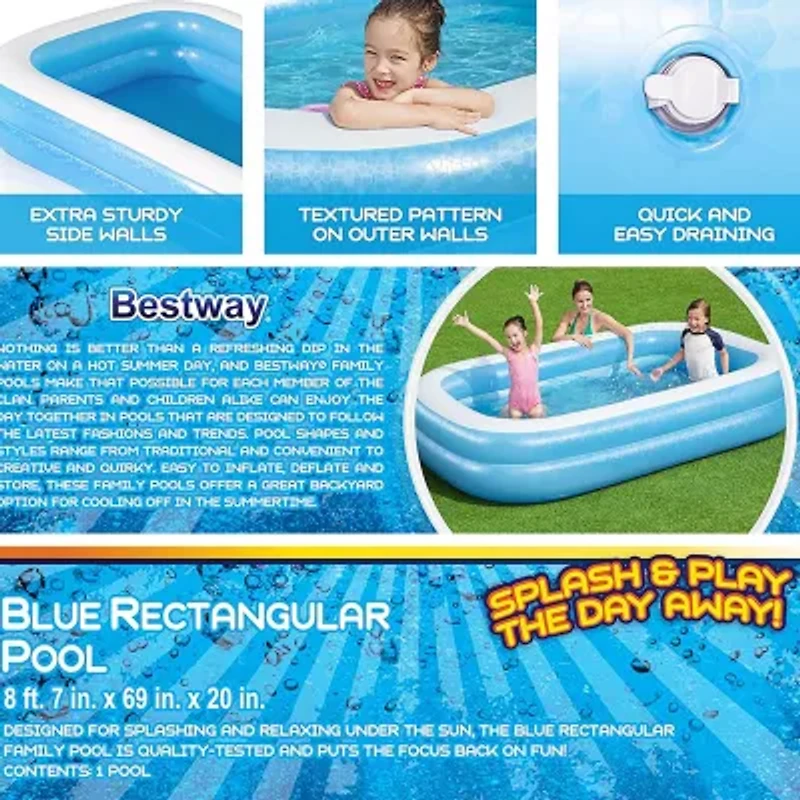 Bestway Rectnglr Family Kiddie Pool
