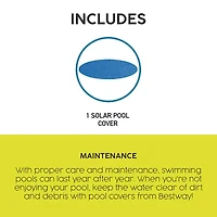 Bestway Solar Cover 12f Kiddie Pool