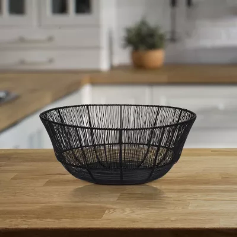 Gourmet Basics by Mikasa Jaxon Round Wire Basket