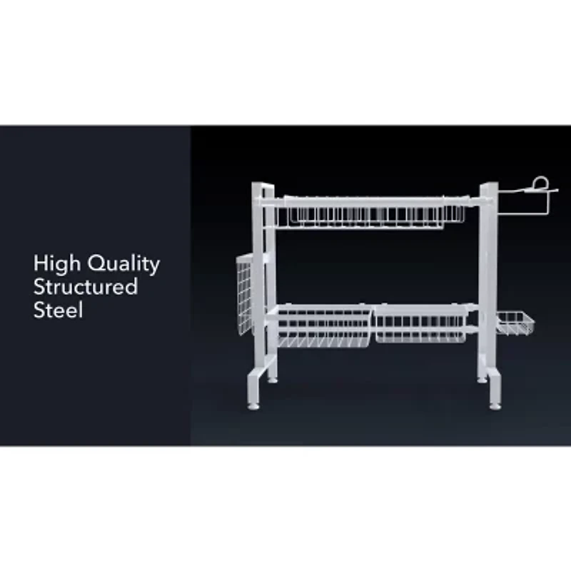 Gourmet Basics by Mikasa Over Sink Expandable Wall Organizer