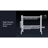 Gourmet Basics by Mikasa Over Sink Expandable Wall Organizer