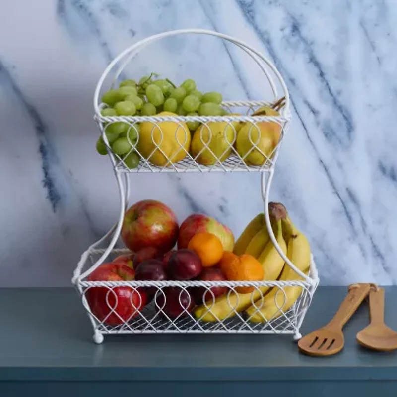 Gourmet Basics by Mikasa Metal Fruit Basket