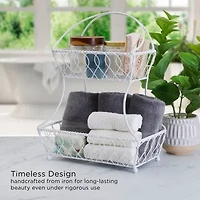 Gourmet Basics by Mikasa Metal Fruit Basket