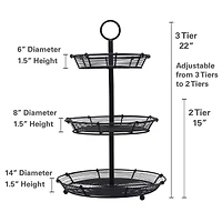 Gourmet Basics by Mikasa Tulsa 3 Tier Basket