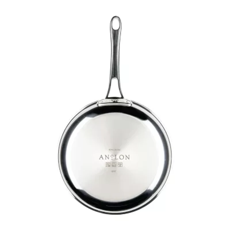 Anolon Everlast Tri-Ply Clad 2-pc. Stainless Steel Frying Pan