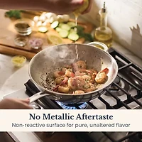 Anolon Everlast Tri-Ply Clad Stainless Steel 4 3/4 Qt Stir Fry Pan