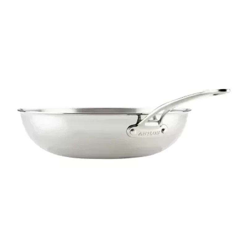 Anolon Everlast Tri-Ply Clad Stainless Steel 4 3/4 Qt Stir Fry Pan
