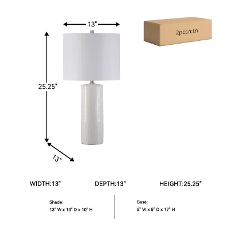 Signature Design by Ashley® Steuben 2-pc. Ceramic Table Lamp